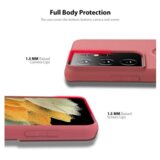  ovitek liquid ring za samsung galaxy S22 ultra 5G - pink | Shoptok.si