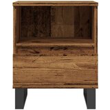 vidaXL Nočna omarica Old Wood 40x35x50 cm Inženirski les | Shoptok.si