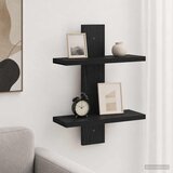  Zidna polica Crni hrast 30 x 13.5 x 43 cm Prerađeno drvo | shoptok.hr