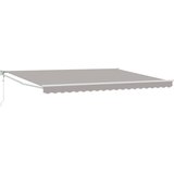 Nadstrešnica Svjetlosiva 450 x 300 x 165 cm Poliester i metal | shoptok.hr