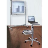 Maul Stojalo za projektor, mizna plošča 350 x 500 mm, z vtičnico, sive barve | Shoptok.si