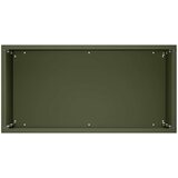  Vrtna saksija Maslinastozelena 40 x 20 x 50 cm Čelična vrata | shoptok.hr