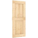  Vrata NARVIK Naravna 85 x 210 cm Masiven borov les, (5000215478) | Shoptok.si
