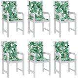  Jastučići za leđa List 6 pcs Uzorak lista 100 x 50 x 3 cm | shoptok.hr