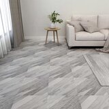 vidaXL samoljepljive podne obloge 20 kom PVC 1,86 m² sive prugaste Cijene