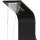 PANEL za tuširanje aluminijski 20 x 44 x 130 cm crni | shoptok.hr