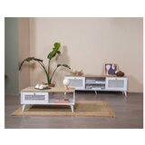 Hanah home sto za dnevnu sobu calvin white oak | ePonuda.com