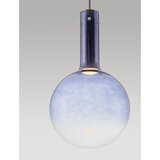 Nova Luce Plava staklena LED viseća svjetiljka s mogućnosti zatamnjivanja ø 25 cm Nostos – | shoptok.hr
