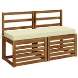  Jastučić za klupu SOEST 100% poliester Krem 110 x 40 x 8 cm - Krem 110 x 40 x 8 cm Poliester | shoptok.hr