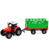  Tractor with Trailer for Transporting Animals Cow Figures Lights Sounds 4 pcs. | Shoptok.si