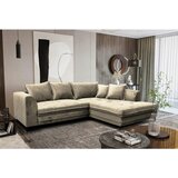 Livetastic KOTNA GARNITURA S POSTELJNO F, bež tekstil | Shoptok.si