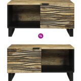  Stolići za kavu Smeđa 80 x 50 x 40 cm masivno drvo manga | shoptok.hr
