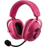 Logitech G Pro X 3 Lightspeed brezžične igralne slušalke magentne barve Cene