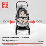  Gb Kišobran kolica za bebe E5011 Baixuesha, Srebrne boje Cene