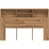 vidaXL Vzglavna omarica artisan hrast 180x19x103,5 cm inženirski les | Shoptok.si