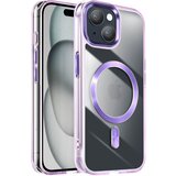 Avizar Ohi&amp;scaron;je MagSafe za iPhone 15 Dos Cristal Color, Vijolična, (5000015760) Slike