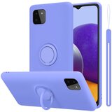 Cadorabo Ohišje, združljiv s Samsungom v tekoči lahki vijolični barvi - zaščitni pokrov iz fleksibilnega silikona TPU z obročem, (20588893) | Shoptok.si