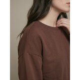 Sinsay Soft touch crewneck majica od trenirke s dodatkom viskoze Slike