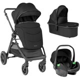 Kikka Boo kolica za bebe 3u1 Ava Black, 0m+ | ePonuda.com