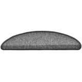  Prostirke za stepenice 20 kom 56x17x3 cm tamno sive poluokrugle | shoptok.hr