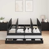  Krevet s ladicama Crni hrast 160 cm Konstruirano drvo | shoptok.hr