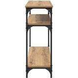 vidaXL Konzolna stolica s policom Umjetnički hrast 100 x 29 x 75 cm | shoptok.hr