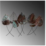 WALLXPERT dekorativni metalni zidni pribor casting leaf 3 | ePonuda.com