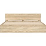  Okvir kreveta s uzglavljem boja hrasta 160 x 200 cm | Eponuda.com