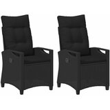  Vrtna stolica 2 pcs Crna 56 x 64 x 94 cm Čelik i poliester | shoptok.hr