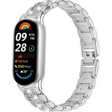 INF tanek diamantni zapestni pas, združljiv z xiaomi mi band 8/9/10 - nerjaveče jeklo silver, (5000090685) | Shoptok.si