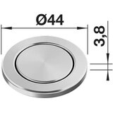 Blanco dugme PUSH CONTROL III Black Matt ( za daljinsko podizanje čepa) | Eponuda.com
