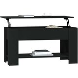  Stolić za kavu crni 101x49x52 cm od konstruiranog drva | shoptok.hr