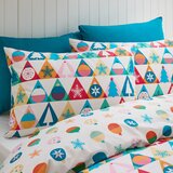 Catherine Lansfield Posteljina za bračni krevet 200x200 cm Christmas Geo – | shoptok.hr