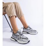 Gemre Silver women's sneakers with chunky sole Colunga | Shoptok.si