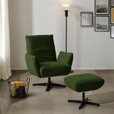 Dieter Knoll FOTELJ, temno zelena tekstil | Shoptok.si