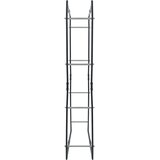  Stalak za drva za ogrjev crni 80 x 25 x 150 cm čelični | Eponuda.ba