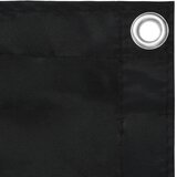 Balkonski zastor crni 75 x 400 cm od tkanine Oxford | shoptok.hr