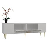 Hanah home Hanah Kućni TV komoda Decolp1, 150x48x29,6 cm, Bijelo-zlatna boja | Eponuda.ba