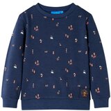 vidaXL Dječja topla majica modra prošarana 116 | shoptok.hr
