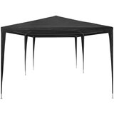 vidaXL Šotor za zabave 3x6 m PE antracit | Shoptok.si