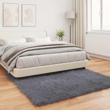  Tepih od umjetne ovčje kože TAFALLA Antracit 120 x 120 cm | shoptok.hr