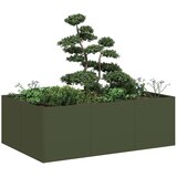  Sadilica maslinastozelena 120x80x40 cm od čelika | shoptok.hr