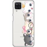 Teracell silikonska maska za Samsung A125F Galaxy A12 Cats Print Skin providna Cene