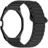 Silikonski pašček, združljiv z AP x Swatch, magnetni I-nosilec 14-21cm Black, (5000369108)