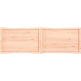 Stolna Mizna plošča 200x60x6cm neobdelana trdna hrastovina naraven rob, (20818019) | Shoptok.si