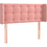  LED uzglavlje ružičasto 93x16x78/88 cm baršunasto | shoptok.hr