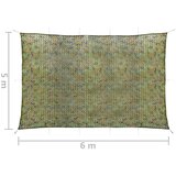  Kamuflažna mreža s torbom za pohranu 5 x 6 m zelena | shoptok.hr