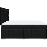  Krevet s oprugama i madracem crni 180x200 cm od tkanine | shoptok.hr