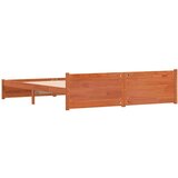  Konstrukcija postelje Voskast rjav 205.5 x 95.5 x 51 cm, (5000123658) | Shoptok.si