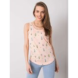 Fashion Hunters SUBLEVEL Salmon top with print | Shoptok.si